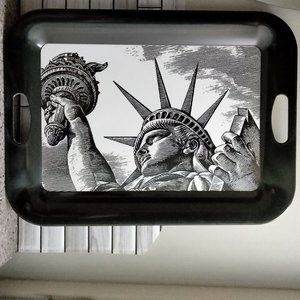 New "Miss Liberty" Large Serving Tray